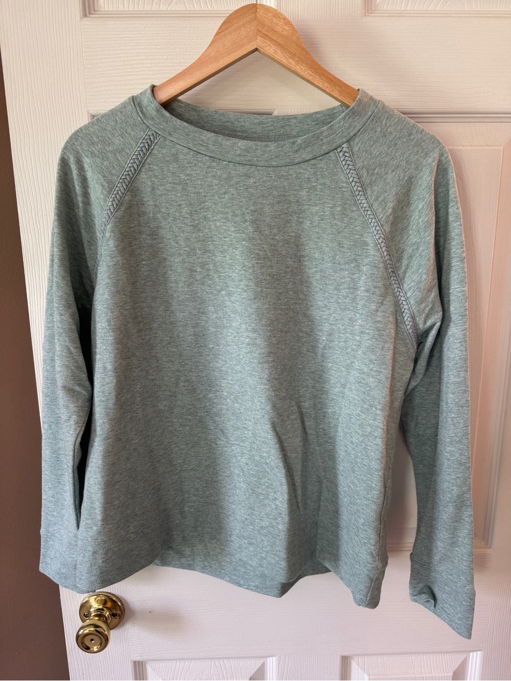 Light Sage Crewneck Sweatshirt and Loungepants by Live, Love, Lounge